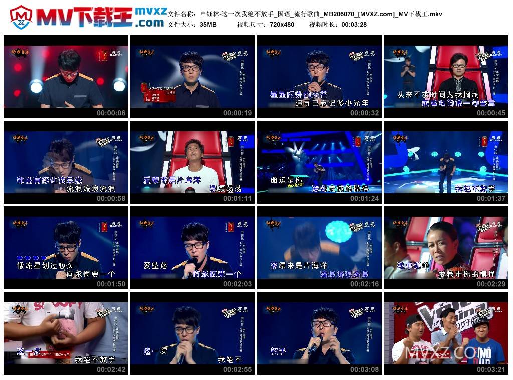 申钰林-这一次我绝不放手_国语_流行歌曲_MB206070